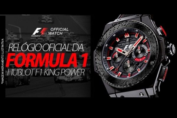 Relógio HUBLOT F1 King Power- 2013 Oficial da Fórmula 1