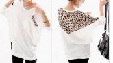 Blusa Feminina Modelo Coreano Estampa Leopardo