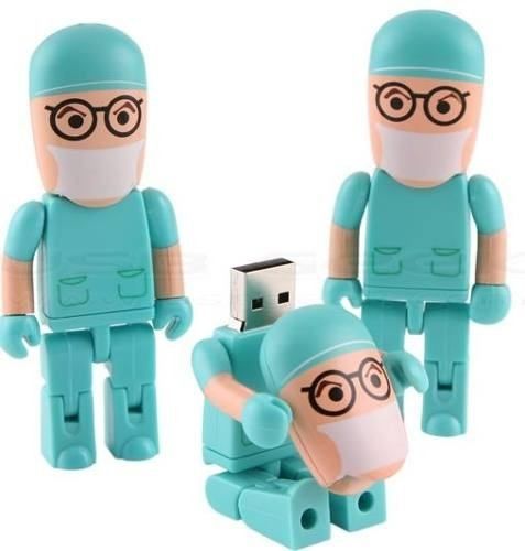 Pen Drive 4GB Modelo Médico Cirurgião